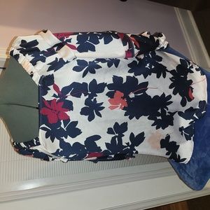 NWT! LIZ CLAIBORNE flower Blouse